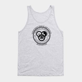 The Wheel of Time University - Dept. Head of Law Studies (Blue Sitter) Tank Top